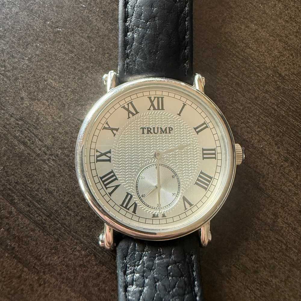 Trump Silver and Black Watch
